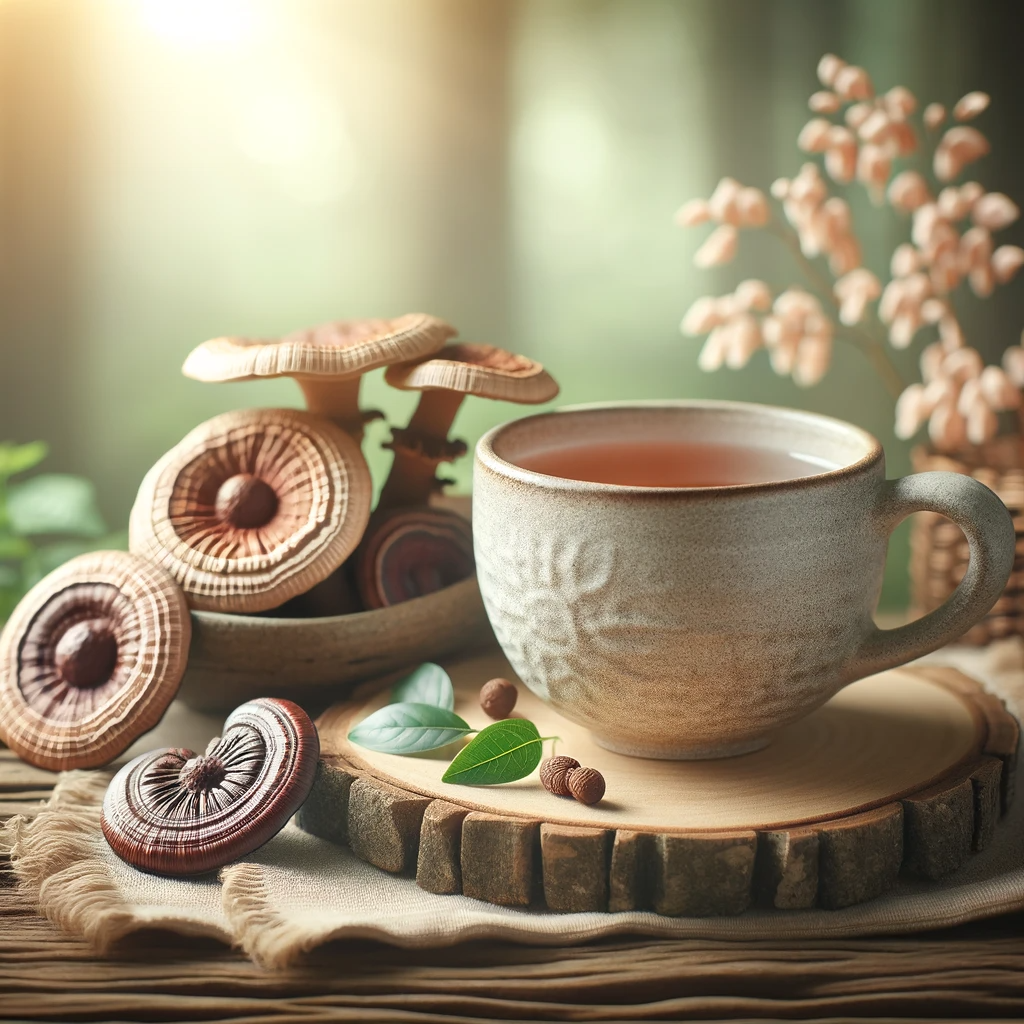 Bebidas con reishi