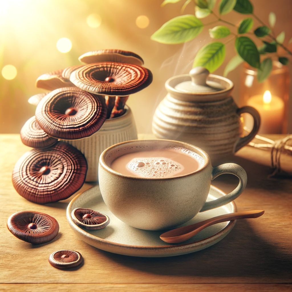 Bebidas con reishi