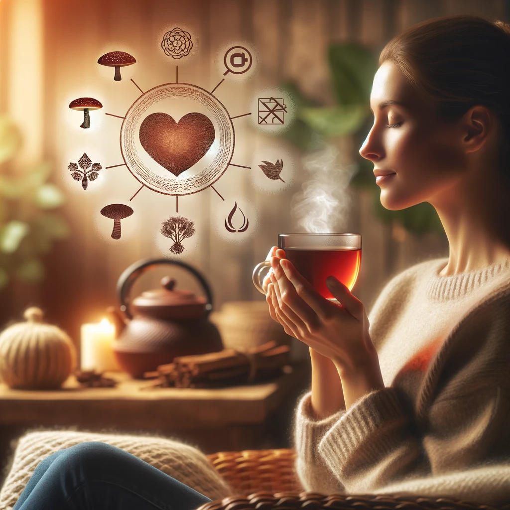 Infusion con reishi