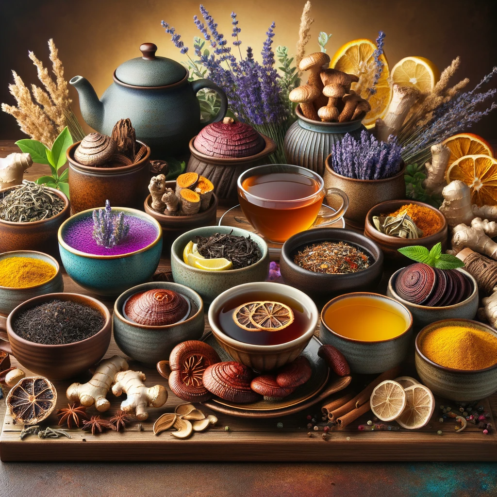 Infusion con reishi