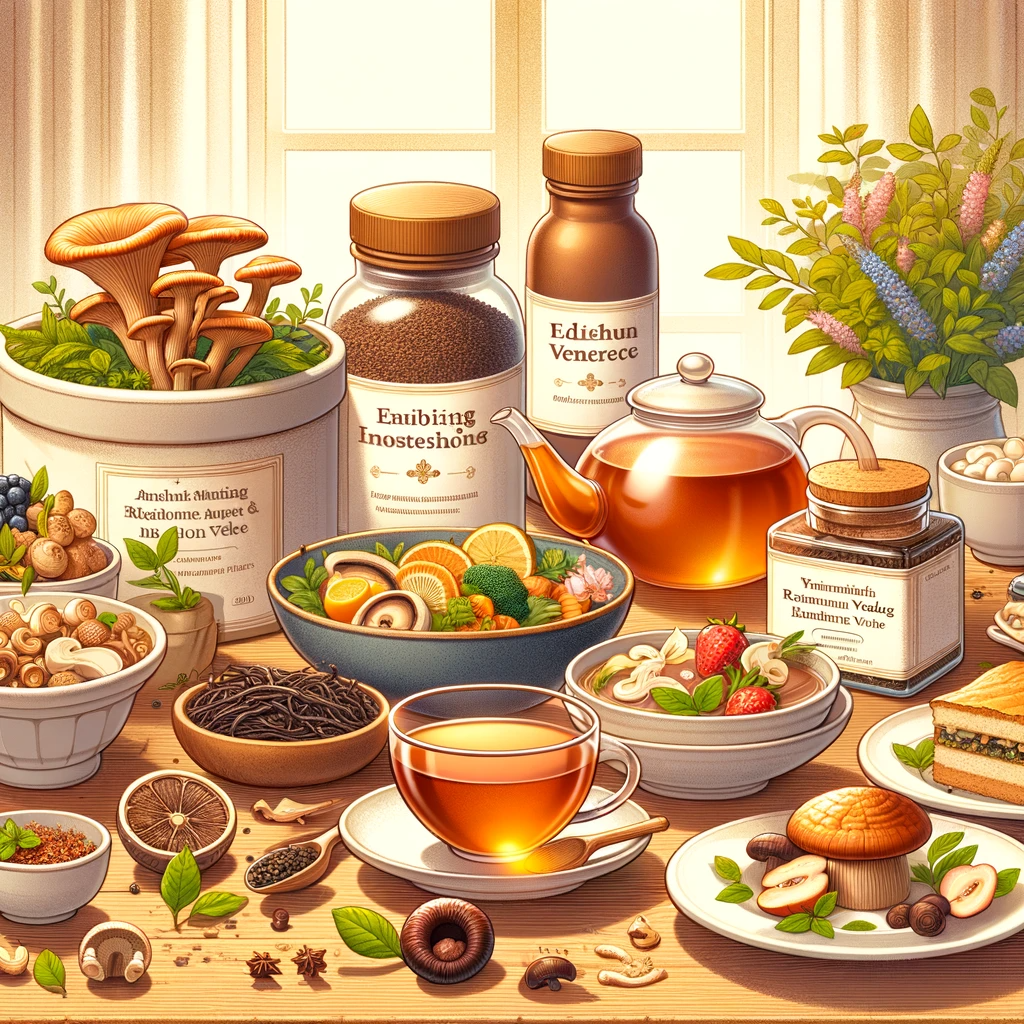 Reishi en la Dieta y Tés/Infusiones