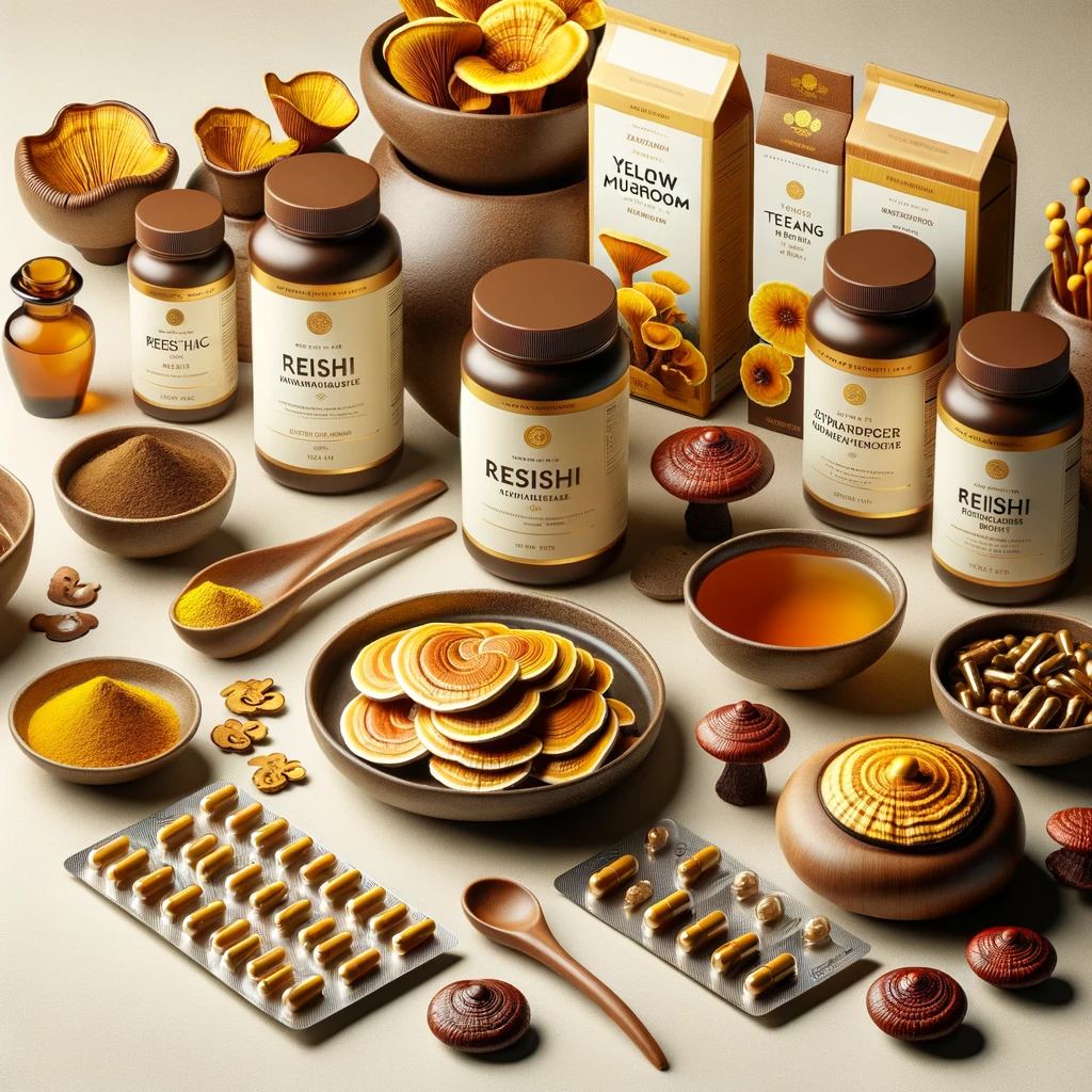 Productos y Suplementos de Reishi Amarillo