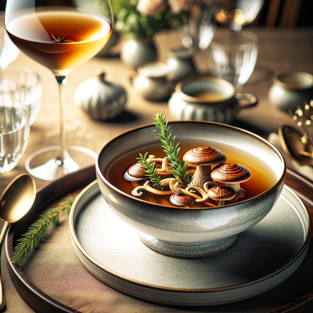 Sopas con reishi