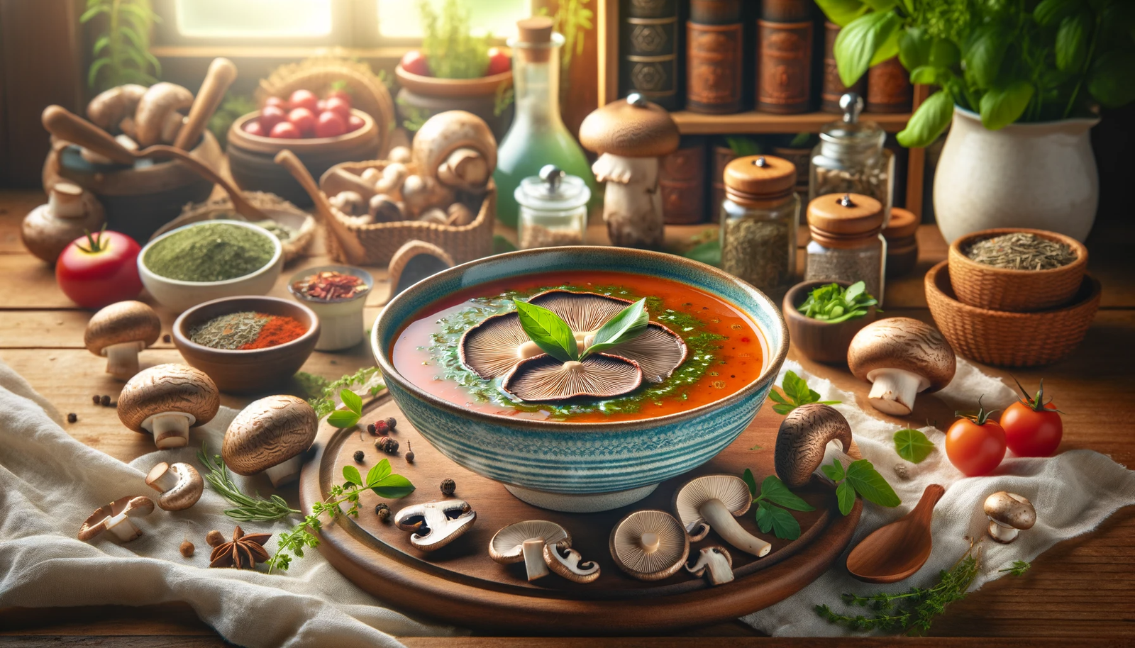 Sopas con reishi