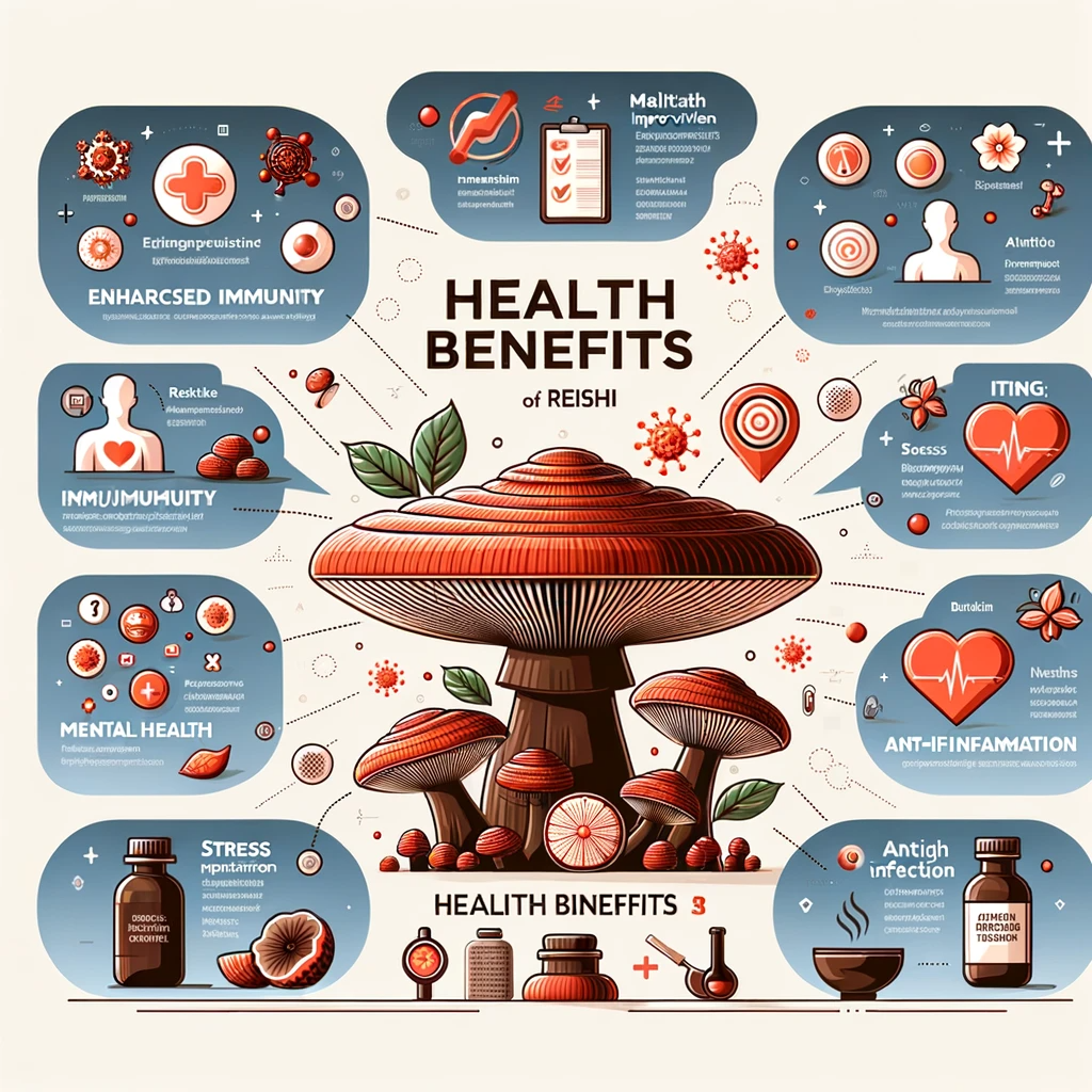 beneficios de tomar reishi