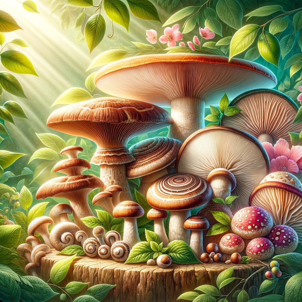 beneficios reishi shiitake maitake