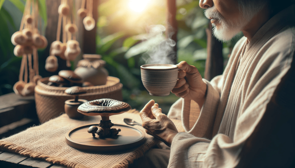cafe con hongo reishi