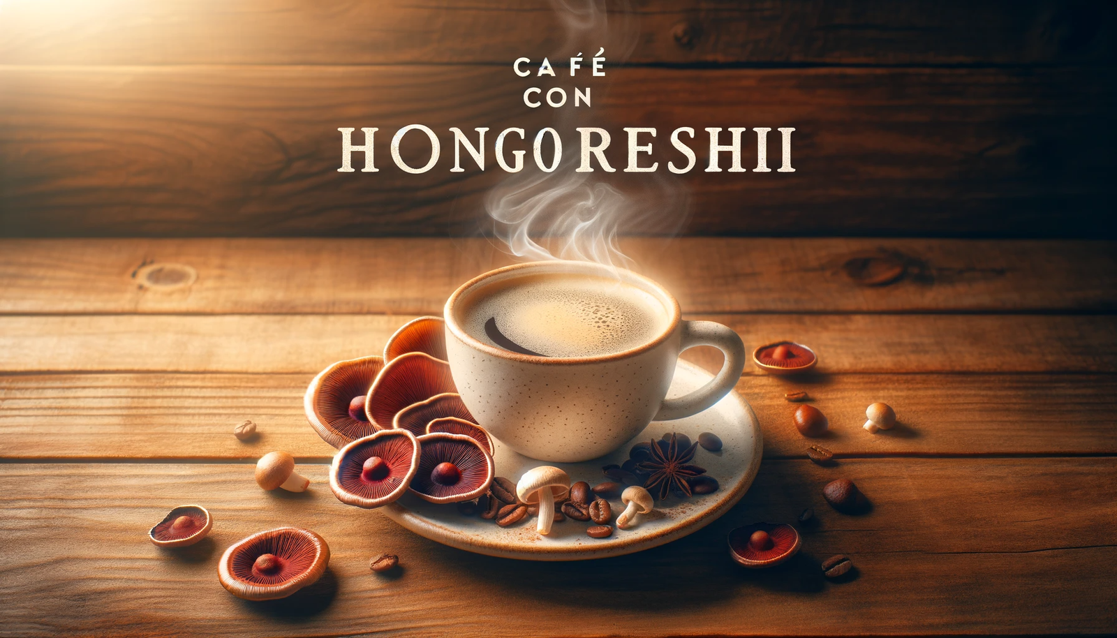 cafe con hongo reishi