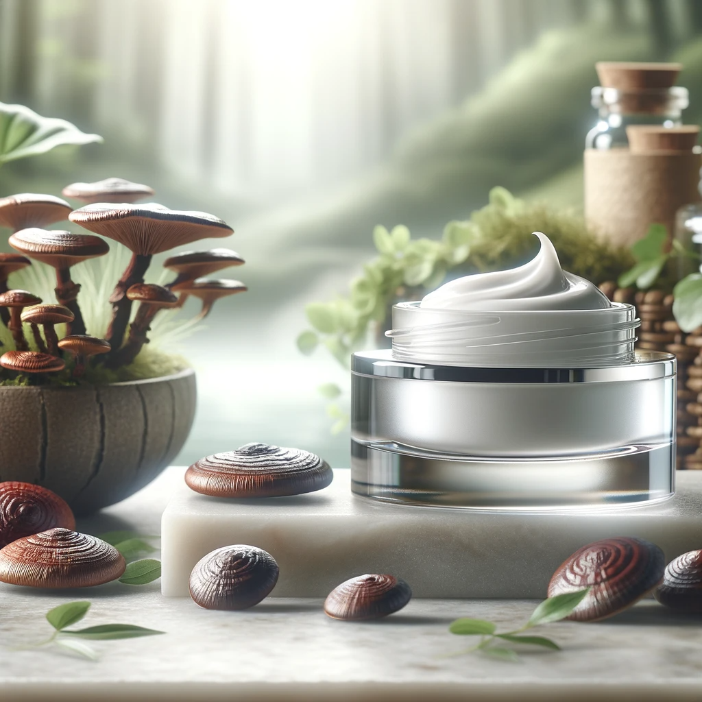 crema de hongo reishi